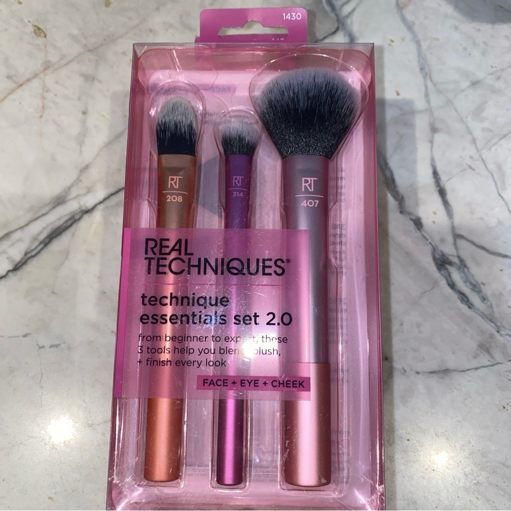 Real Techniques Technique Essentials Set 2.0 - Rose Gold and Pink